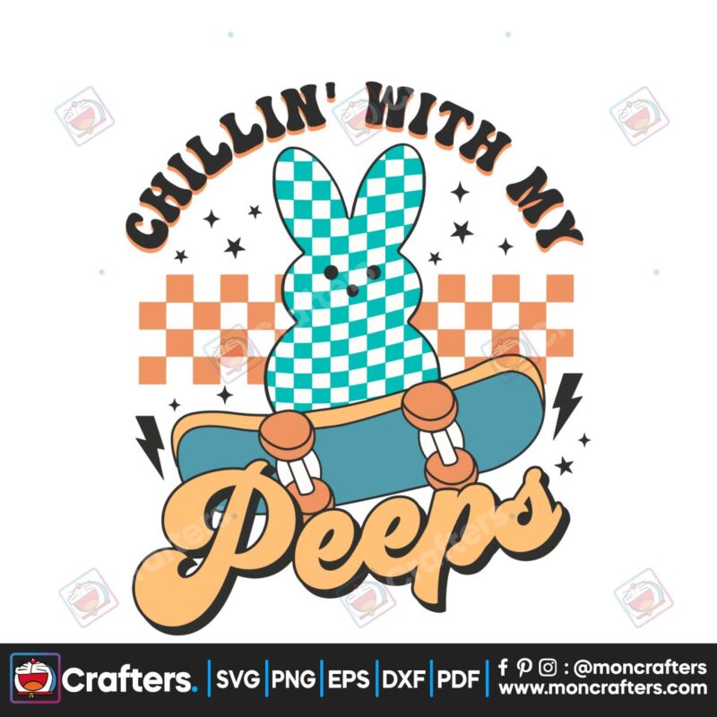 chillin-with-my-peeps-funny-easter-svg
