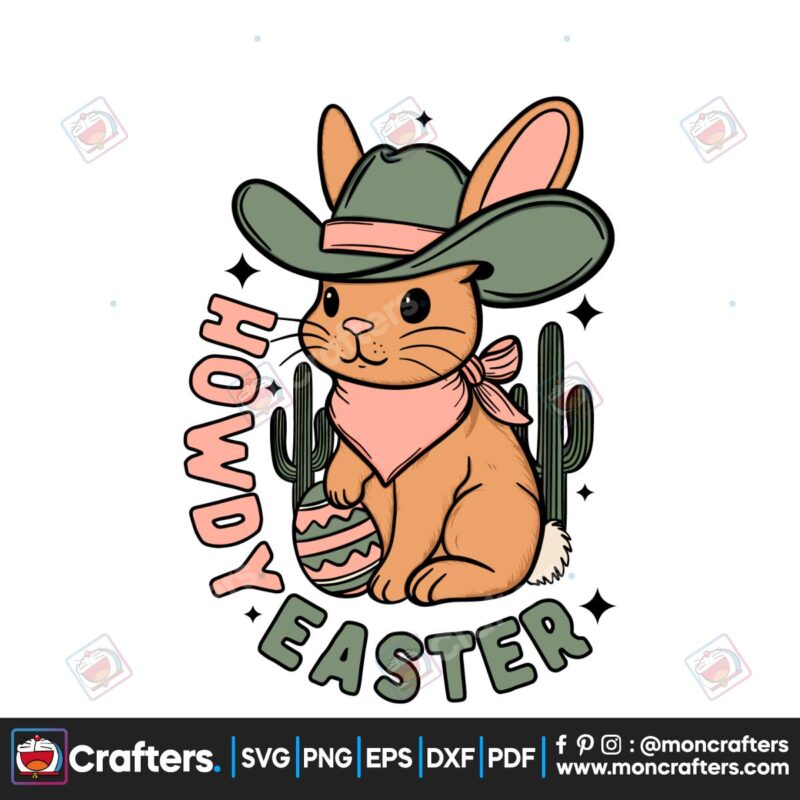 vintage-western-howdy-easter-svg