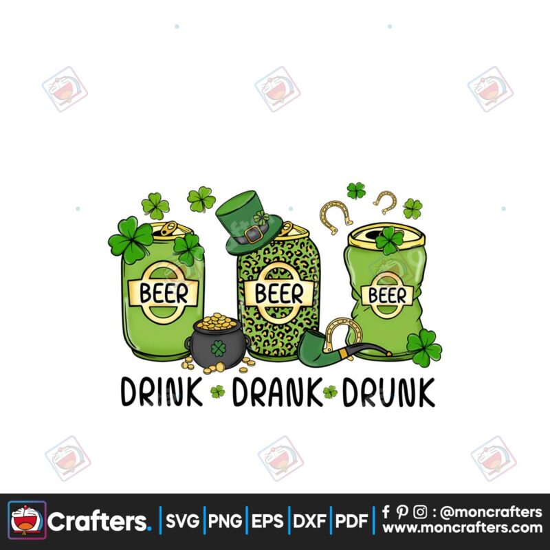 drink-drank-drunk-lucky-shamrock-beer-png