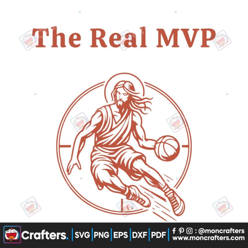 the-real-mvp-funny-jesus-playing-basketball-svg