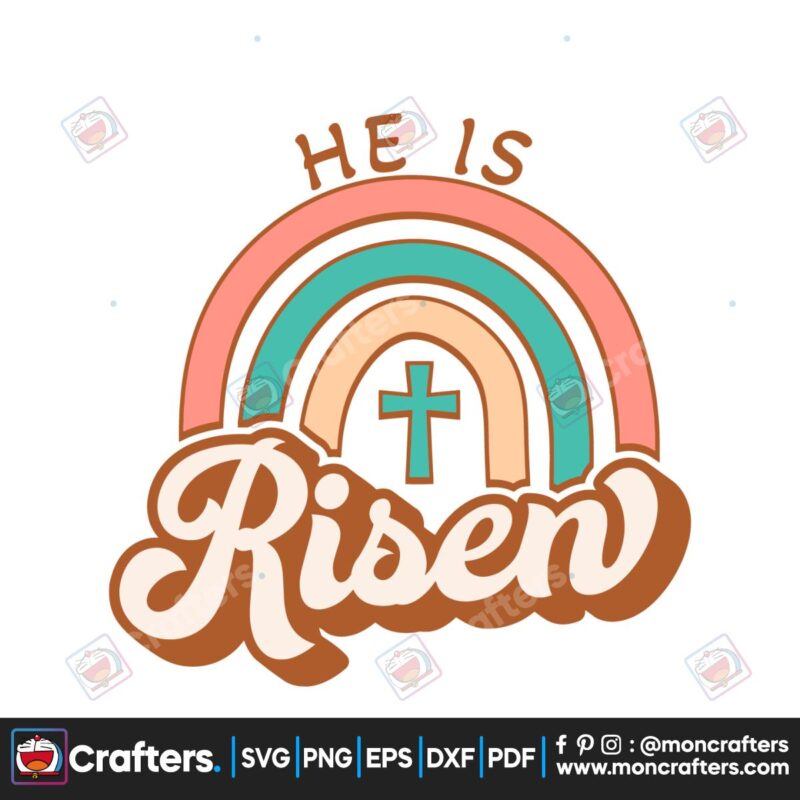 he-is-risen-rainbow-eastes-svg