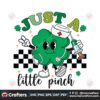 just-a-little-pinch-shamrock-nurse-svg