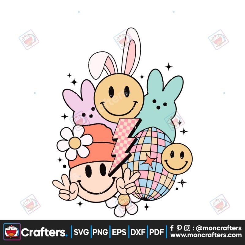 easter-bunny-disco-ball-lightning-bolt-svg