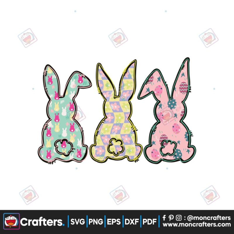 cute-floral-bunny-easter-happy-easter-day-svg