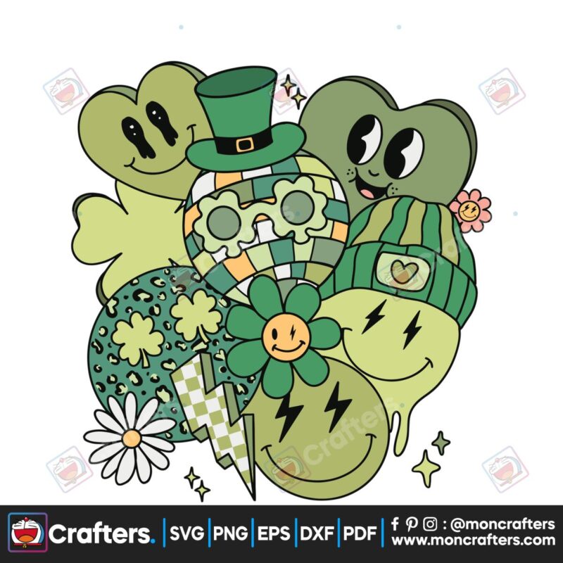 retro-patricks-day-shamrock-smiley-face-svg