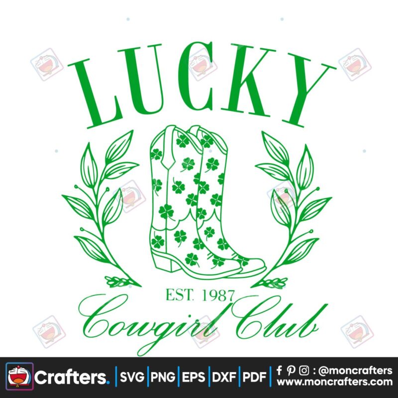lucky-cowgirl-club-est-1987-svg