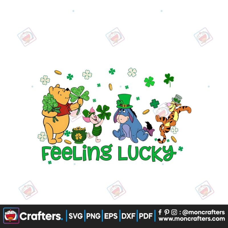 winnie-the-pooh-friends-feeling-lucky-png
