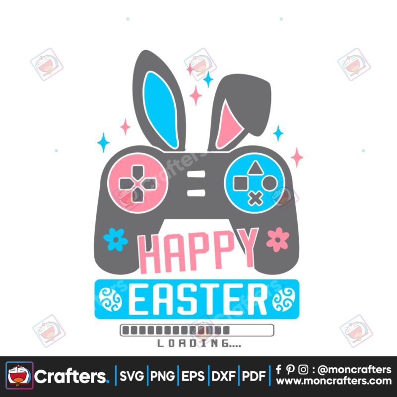happy-easter-game-controllers-loading-svg