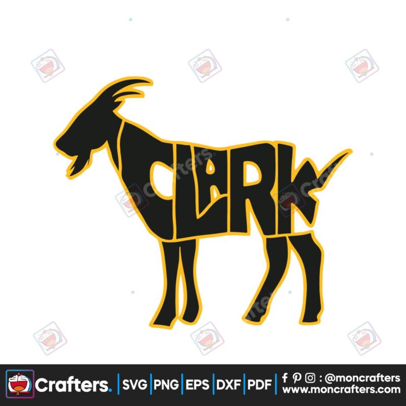 iowa-clark-goat-basketball-ncaa-svg