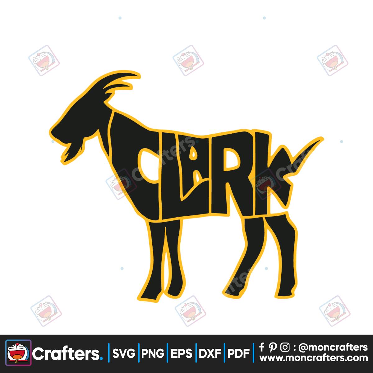 Iowa Clark GOAT Basketball NCAA SVG Instant Download