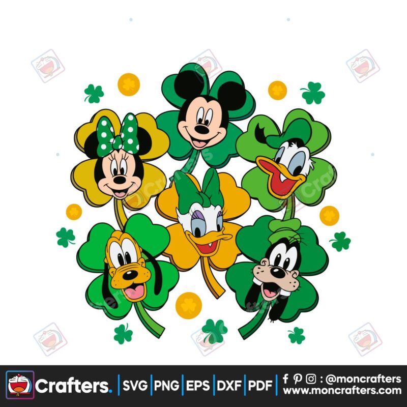 disney-characters-shamrock-st-patricks-day-svg