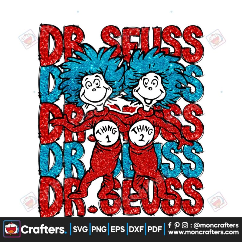glitter-dr-seuss-thing-1-thing-2-png
