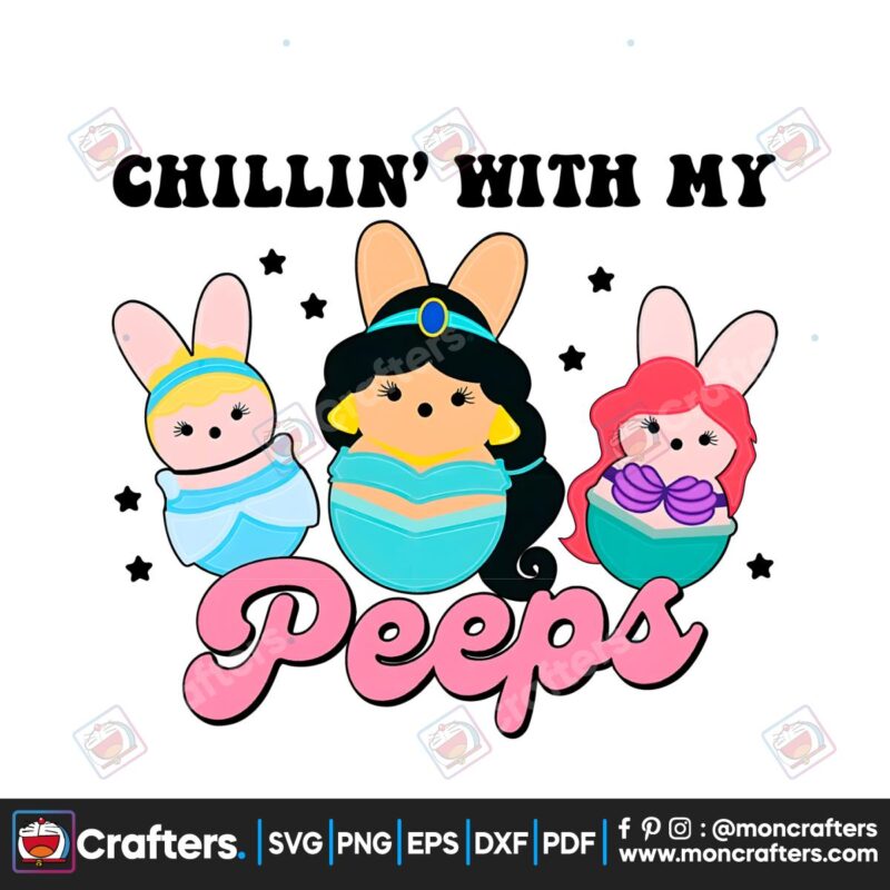 chillin-with-my-peeps-disney-princess-png