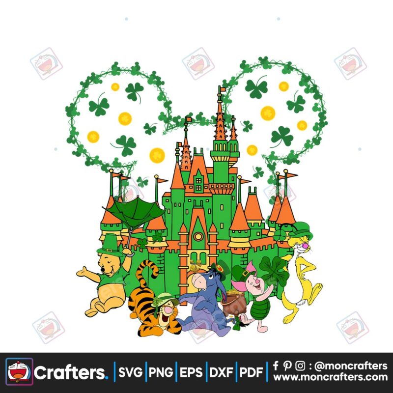 winnie-the-pooh-st-patricks-day-castle-png