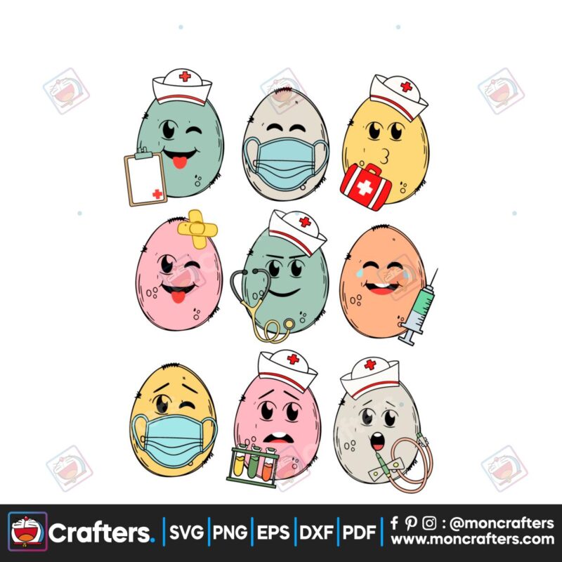 cute-easter-eggs-rn-nurse-svg