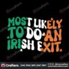 most-likely-to-do-an-irish-exit-svg