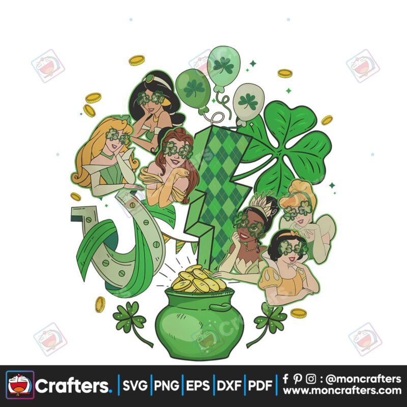 retro-disney-princess-st-patricks-day-png