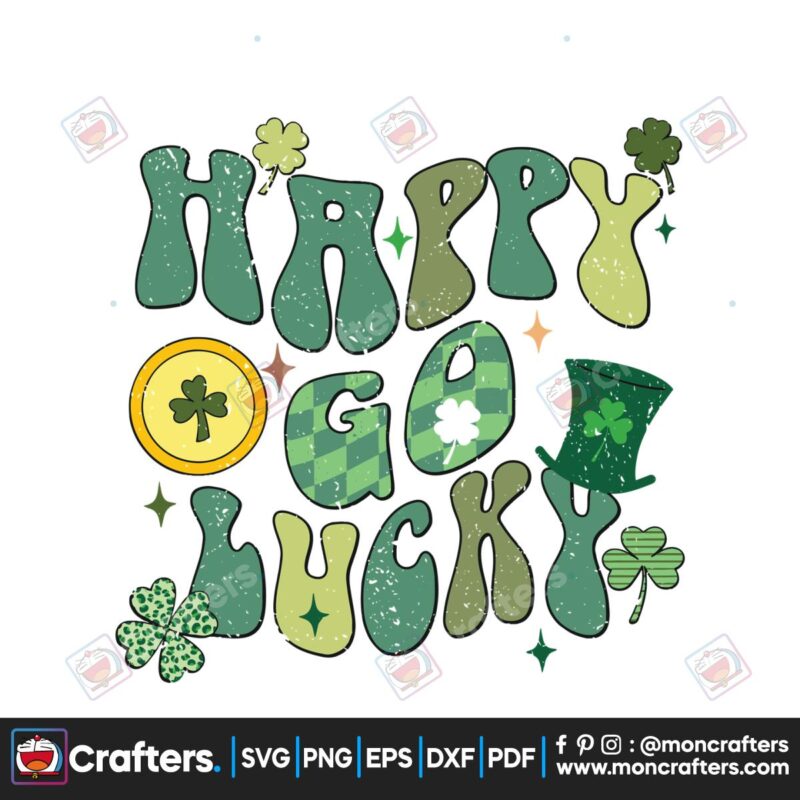happy-go-lucky-irish-shamrock-svg