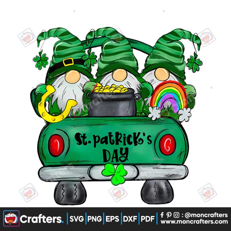 st-patricks-day-gnomes-truck-png