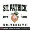 leprechaun-st-patricks-university-est-1631-svg