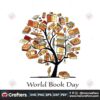 retro-world-book-day-tree-bookish-png