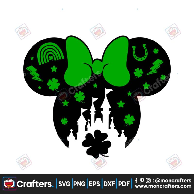 minnie-head-castle-disney-st-patricks-day-svg