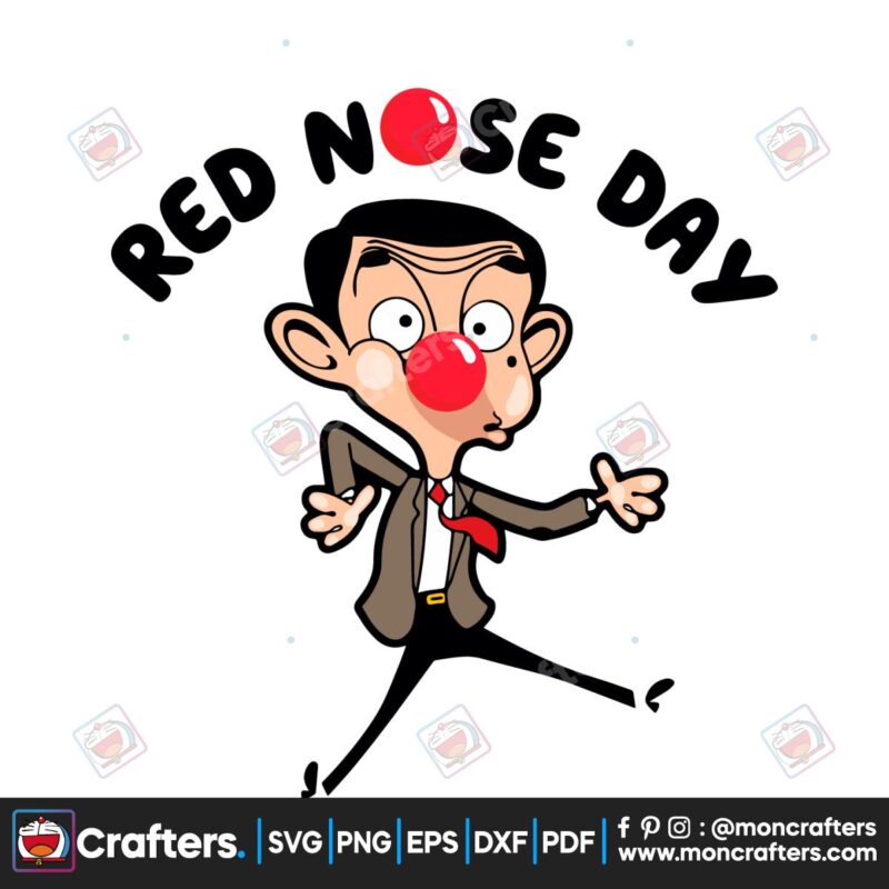red-nose-day-funny-mr-bean-svg