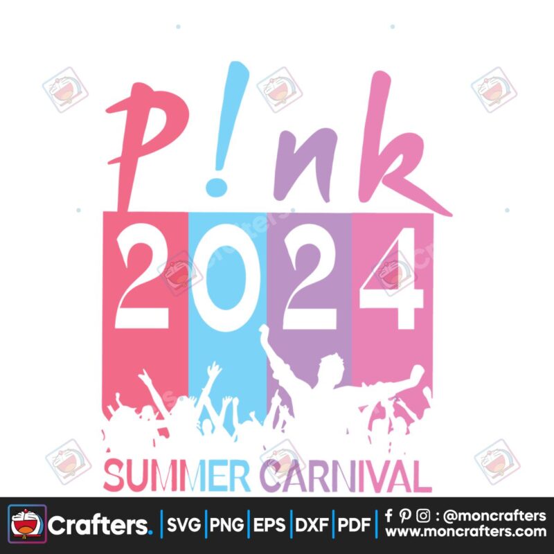 retro-pink-summer-carnival-2024-svg