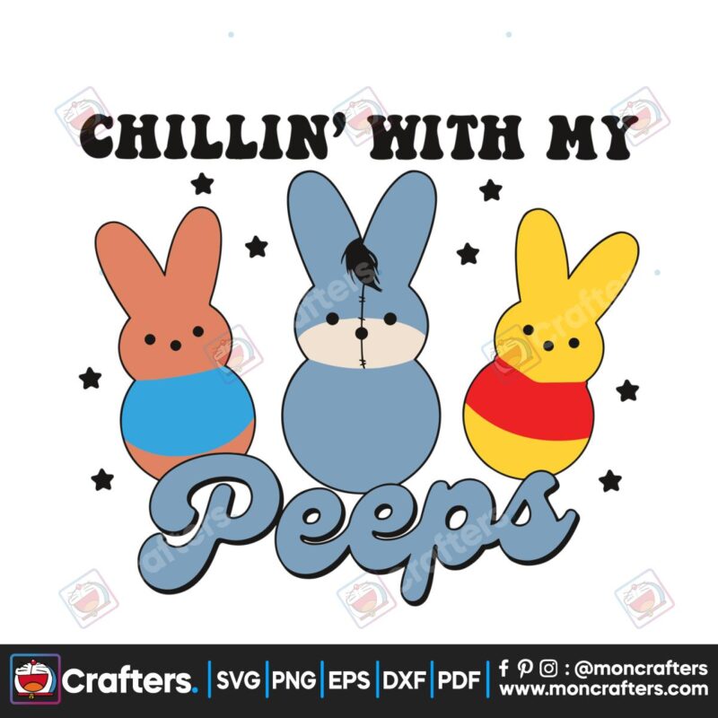 pooh-and-friends-chillin-with-my-peeps-svg