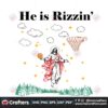 funny-jesus-he-is-rizzin-easter-basketball-svg