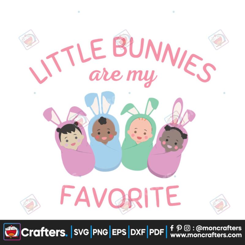 little-bunnies-are-my-favorite-svg