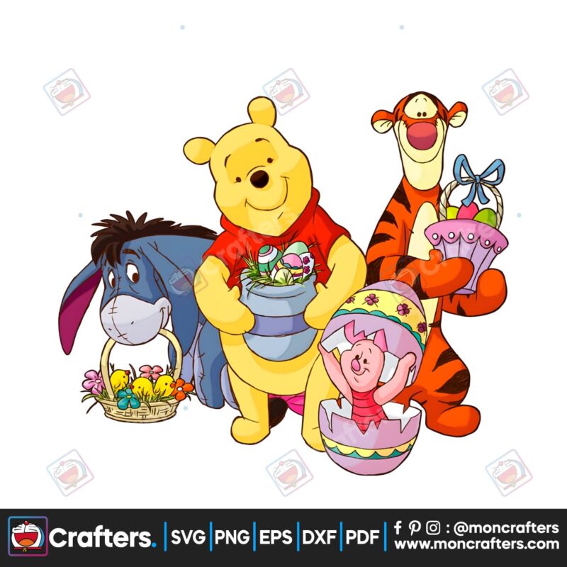retro-winnie-the-pooh-friends-easter-day-png