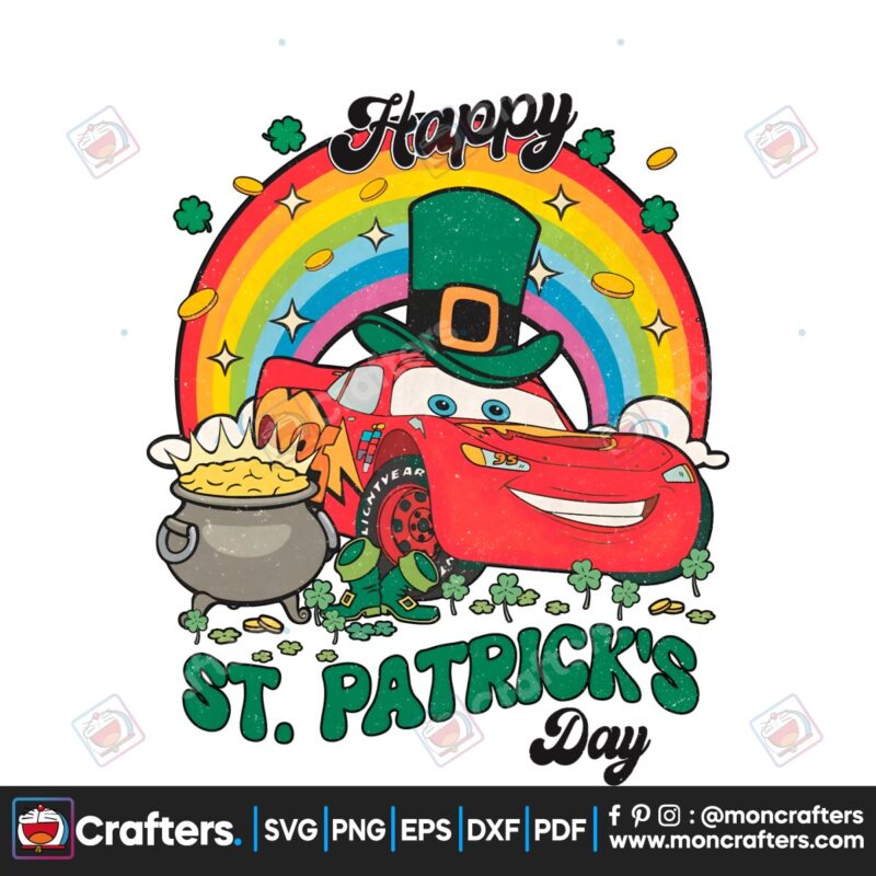 lightning-mcqueen-happy-st-patricks-day-png