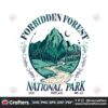 retro-forbidden-forest-national-park-svg
