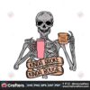 kinda-broke-kinda-bougie-funny-skeleton-svg