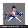 yoshinobu-yamamoto-caricature-mlb-player-svg