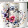 watercolor-wild-flowers-tumbler-design