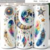 watercolor-wild-flowers-tumbler-design