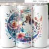 watercolor-wild-flowers-tumbler-design