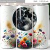 watercolor-wild-flowers-tumbler-design