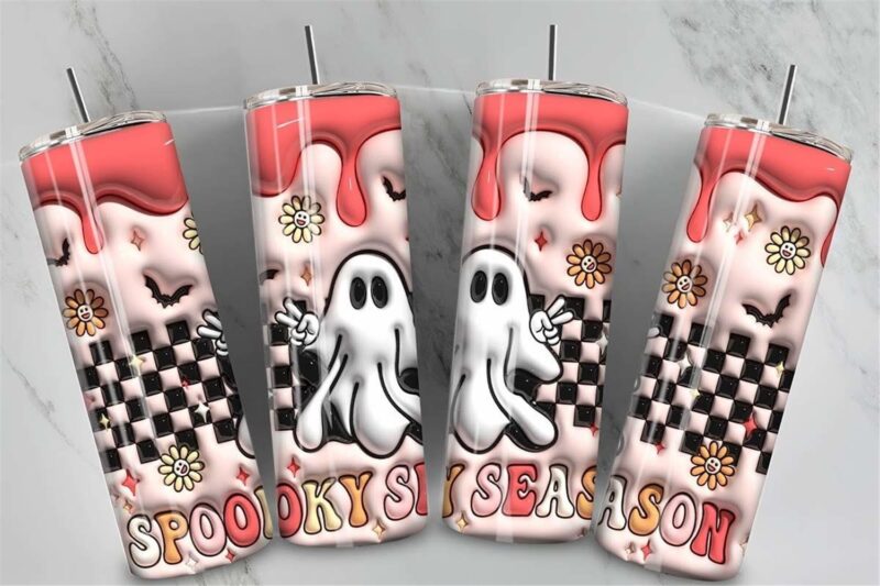 3d-inflated-halloween-spooky-tumbler-instant-download