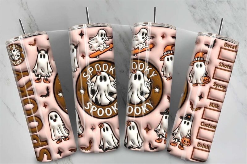 3d-inflated-halloween-spooky-tumbler-instant-download