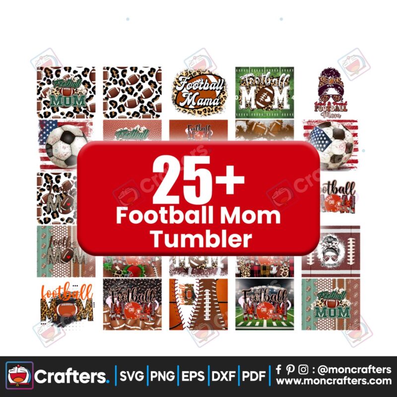 25-football-mama-tumbler-wrap-20oz-football-leopard-messy-bun-mom-png