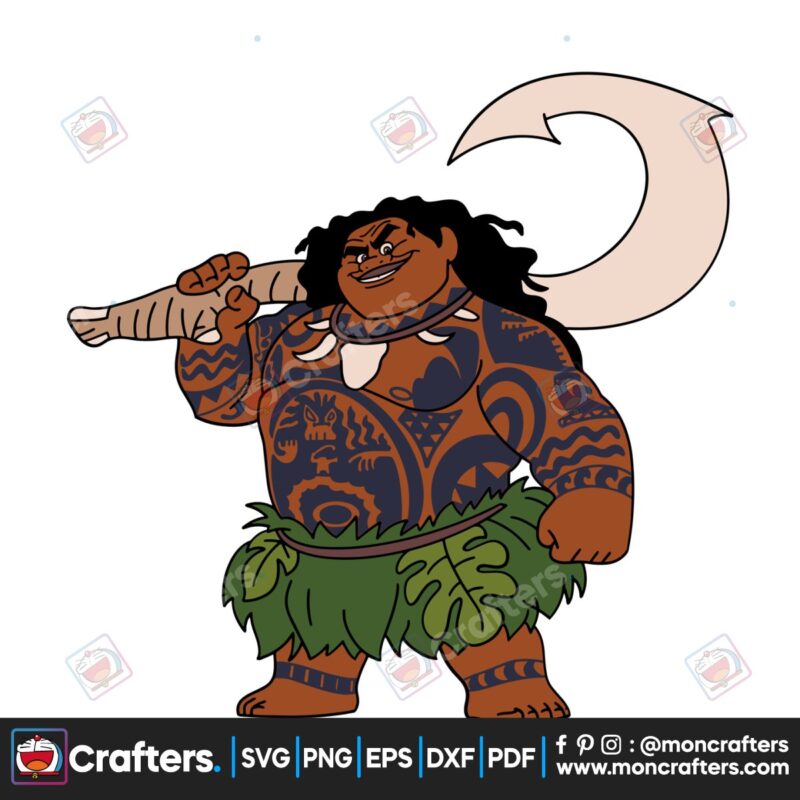 maui-with-his-hook-moana-svg