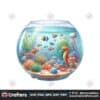 aquarium-watercolor-decor-clipart-png