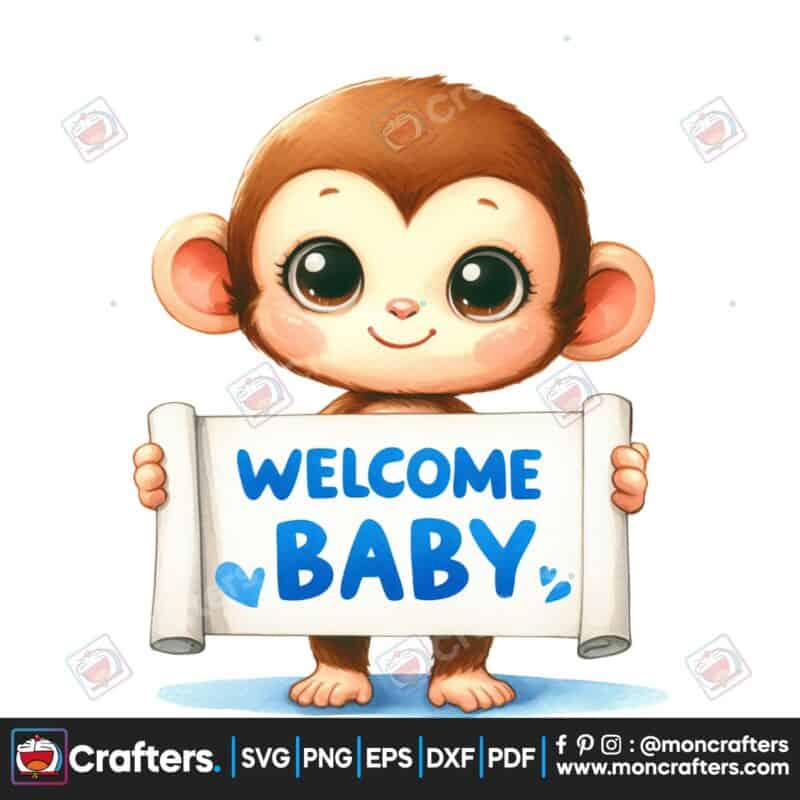 set-of-blue-welcome-baby-collection