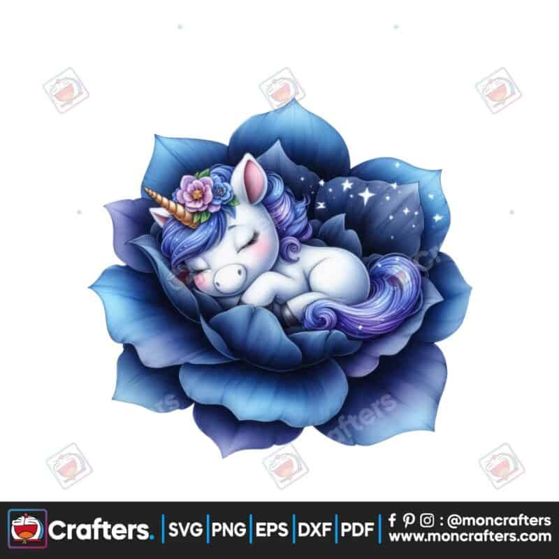 cute-sleeping-baby-unicorn-clipart-png