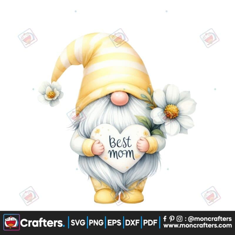 mothers-day-gnomes-collection-clipart
