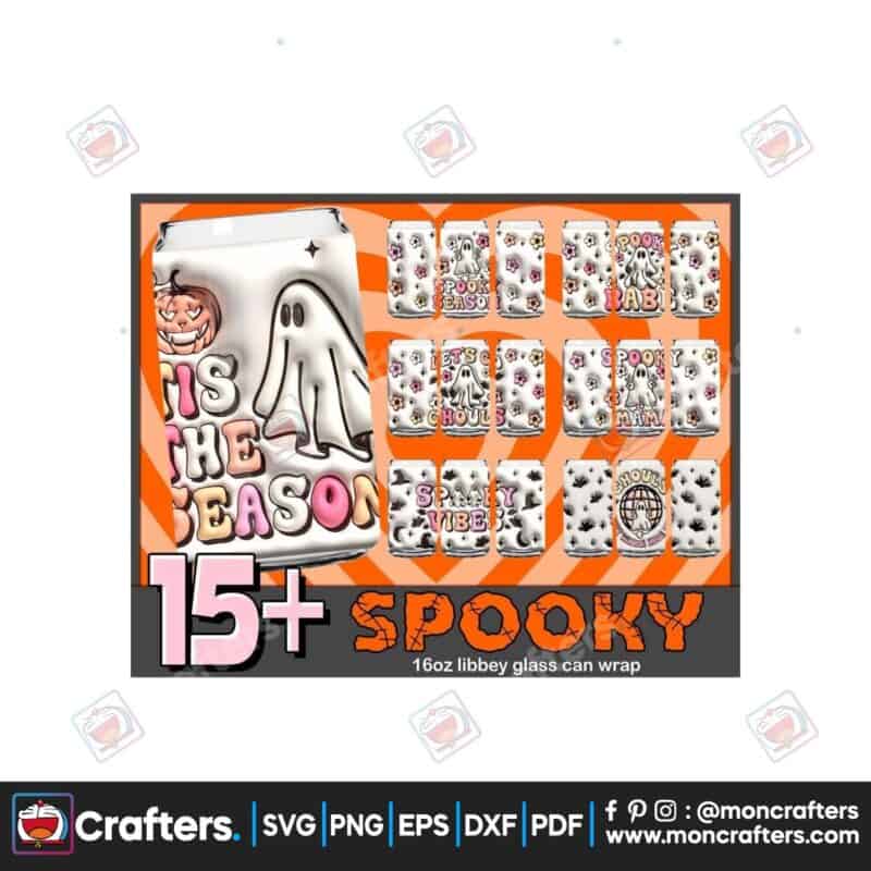 15-spooky-16oz-libbey-glass-wrap-instant-download