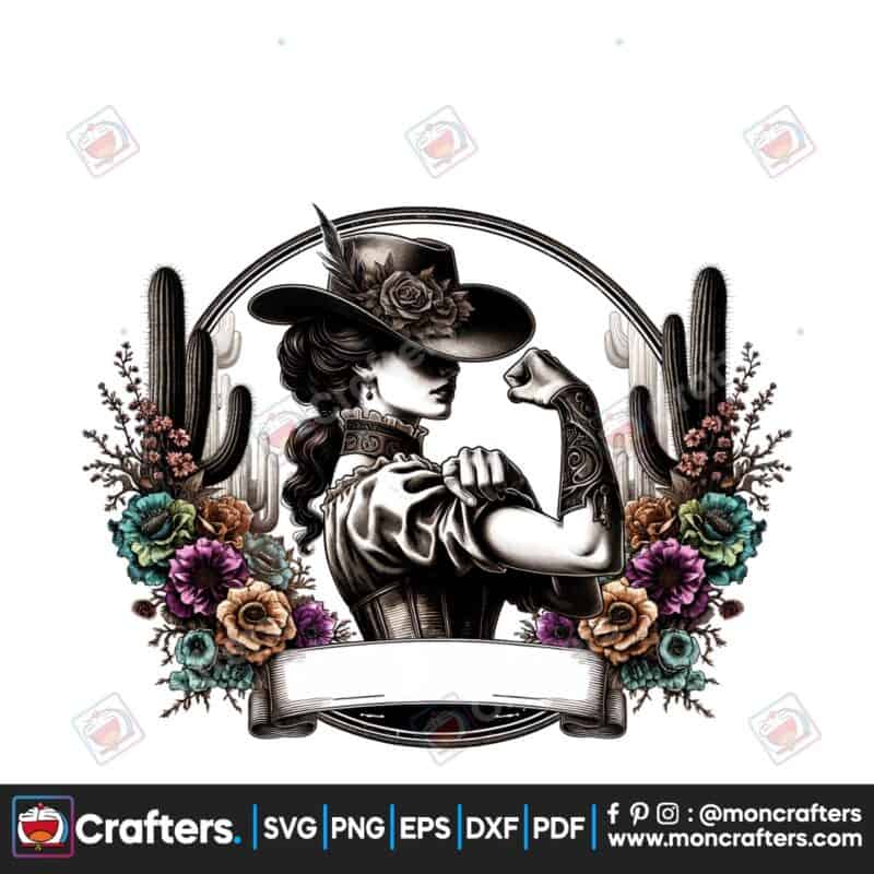 girl-power-western-sublimation-png